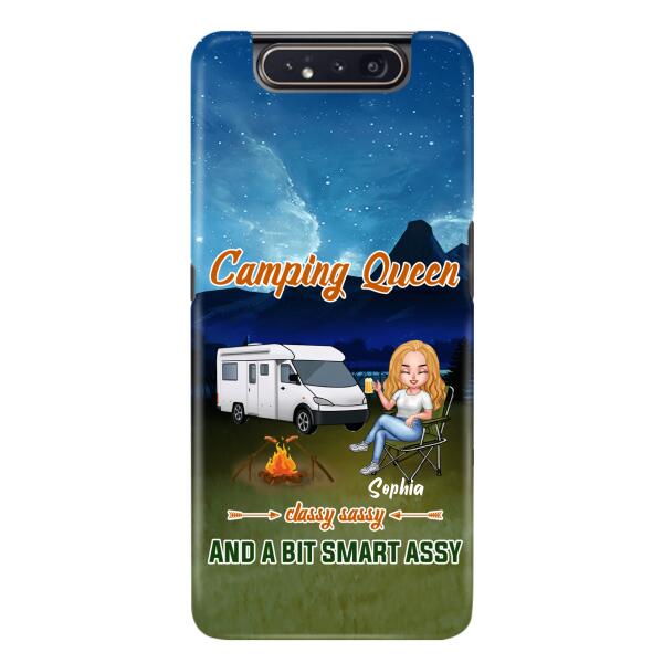 Personalized Camping Queen Phone Case - Gift Idea For Camping Lover - Case For iPhone And Samsung