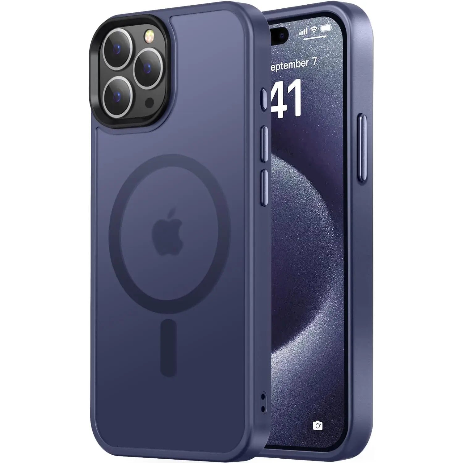 Entronix [Magnetic] Case Compatible with iPhone 14 Pro - Translucent Frosted Matte