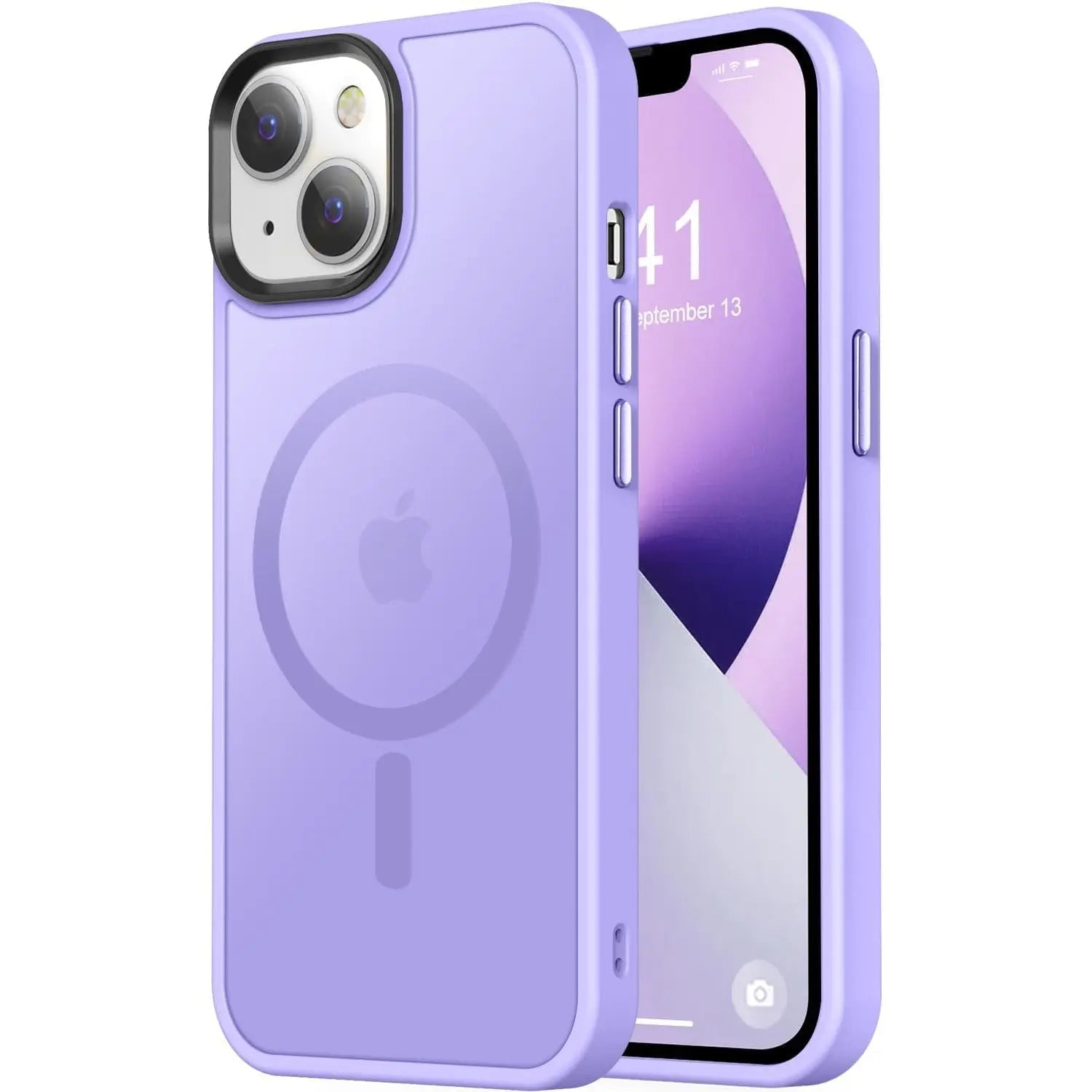Entronix [Magnetic] Case Compatible with iPhone 15 - Translucent Frosted Matte
