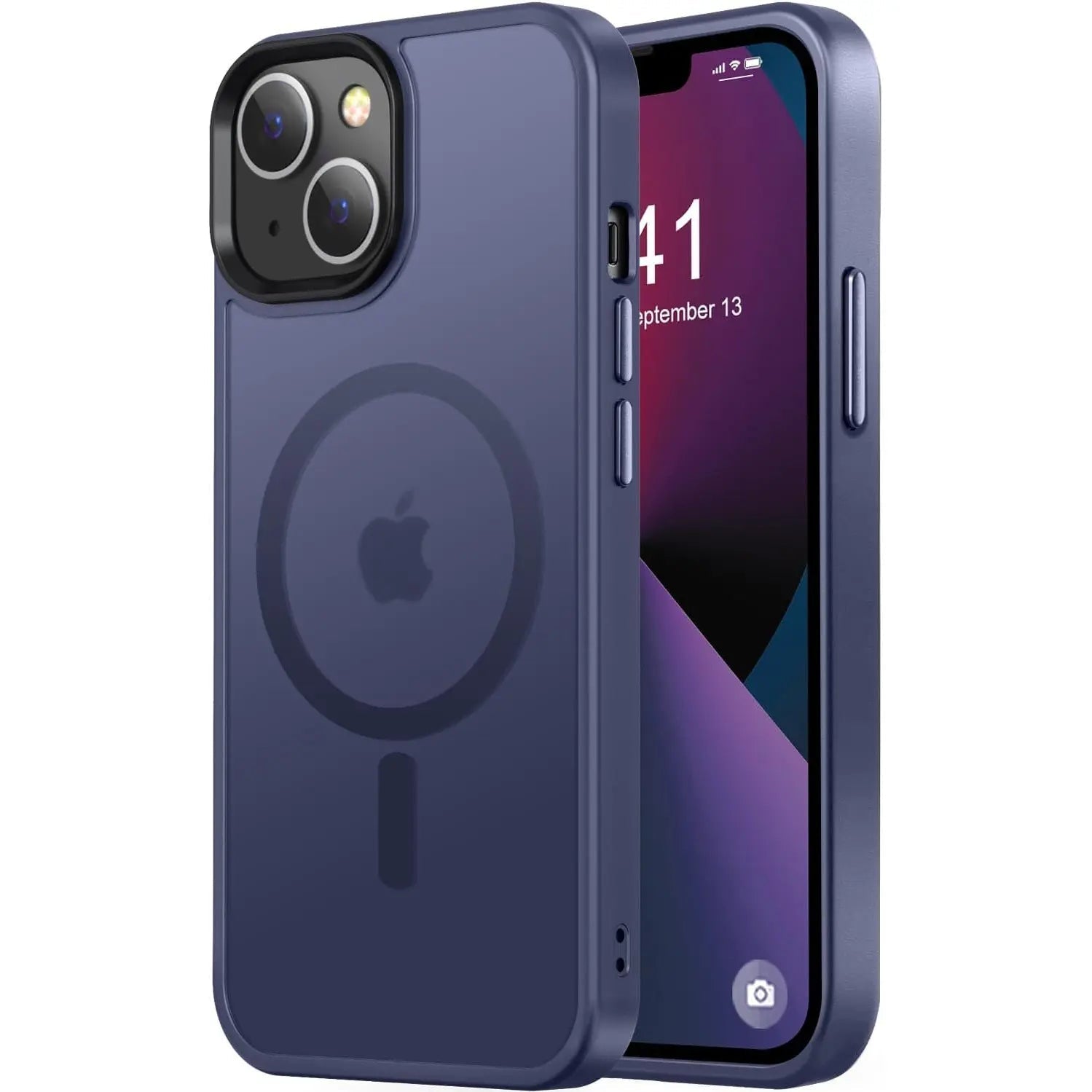 Entronix [Magnetic] Case Compatible with iPhone 15 - Translucent Frosted Matte