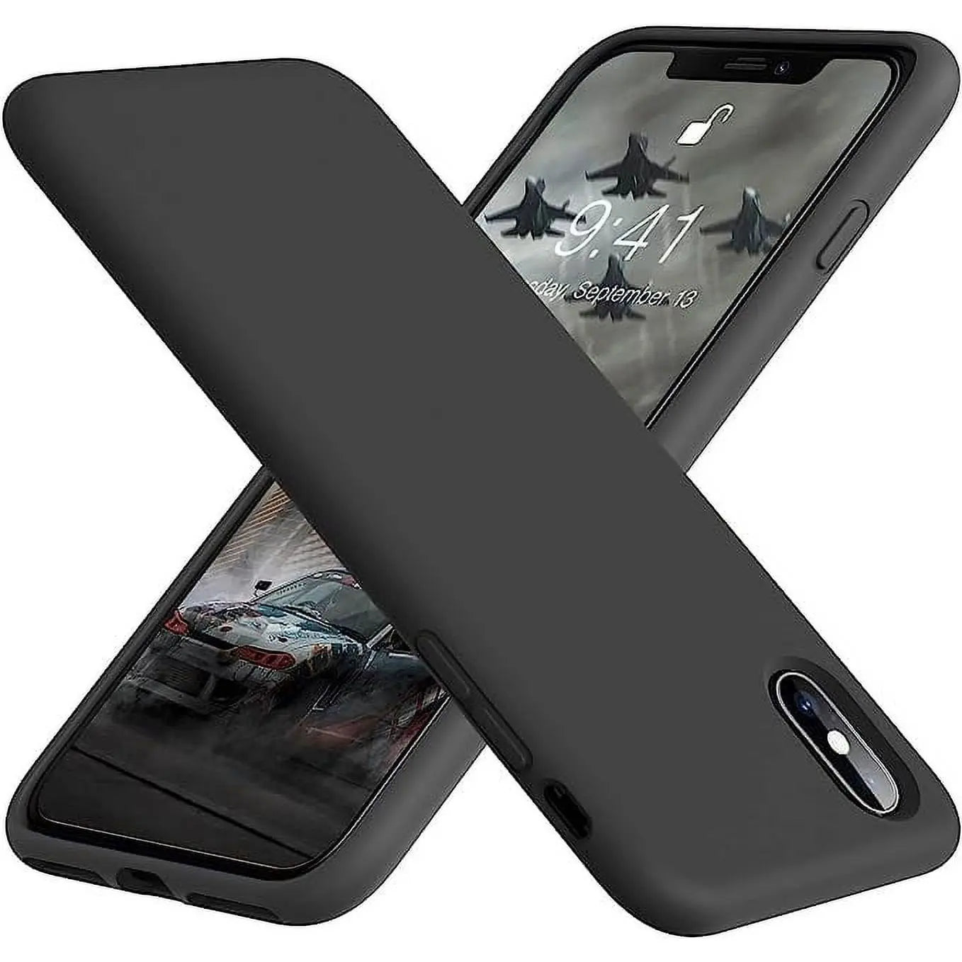 Entronix Case Compatible with iPhone XS Max - Soft-Touch Liquid Silicone