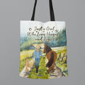 Personalized Horse And Dog Canvas Bag - Up to 2 Horses And 4 Dogs - Best Gift For Horse/Dog Lover - Just A Girl Who Loves Horses And Dogs
