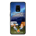 Personalized Camping Night Chibi Phone Case - Couple With Up to 2 Dogs - Gift Idea For Camping Lover - Case For Xiaomi, Oppo And Huawei