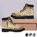 Personalized Dog Mom Season Short Boots - Up to 4 Dogs - Gift Idea For Dog Lovers - And She Lived Happily Ever After
