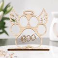 Personalized Memorial Paw Wooden And Acrylic Plaque - Gift Idea For Pet Lover