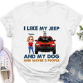 Personalized Off-road Girl Shirt - Up to 3 Dogs - Best Gift For Dog Lover - Just A Girl