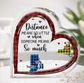 Personalized Friends State Acrylic Plaque - Gift Idea For Friends - Distance Means So Little When Someone Means So Much