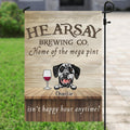 Personalized Dogs Flag Sign - Gift For Dog Lover - Hearsay Brewing co. Home Of The Mega Pint