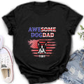 Personalized Dog Dad Shirt/Hoodie - Gift Idea For Father's Day/Dog Lovers - Up To 6 Dogs - Awesome Dog Dad