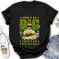 Personalized Fishing Man Shirt/Hoodie - Gift Idea For Fishing Lovers - Mine's So Big, I Have To Use Two Hands