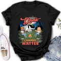 Personalized Camping Unisex/Hoodie/Sweatshirt - Gift For Camping Lovers with up to 4 People - What Happens At The Campground Get's Laughed About All Year Long