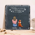 Personalized Pet Mom/Dad Square Lithograph - Gift Idea For Pet Lover with up to 4 Pets - I Loved You Your Whole Life I Will Miss You For The Rest Of Mine