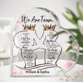Personalized Couple Acrylic Plaque - Gift Idea For Couple - We Are Team