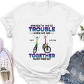 Personalized Cycling Friend Shirt/Pullover Hoodie - Gift Idea For Friends/Cycling Lover - We're More Than Just Cycling Friends
