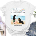 Personalized Dog Mom Shirt/Hoodie - Memorial Gift For Dog Mom/Dog Lover - Our pets lead us from patience to love and then to loss
