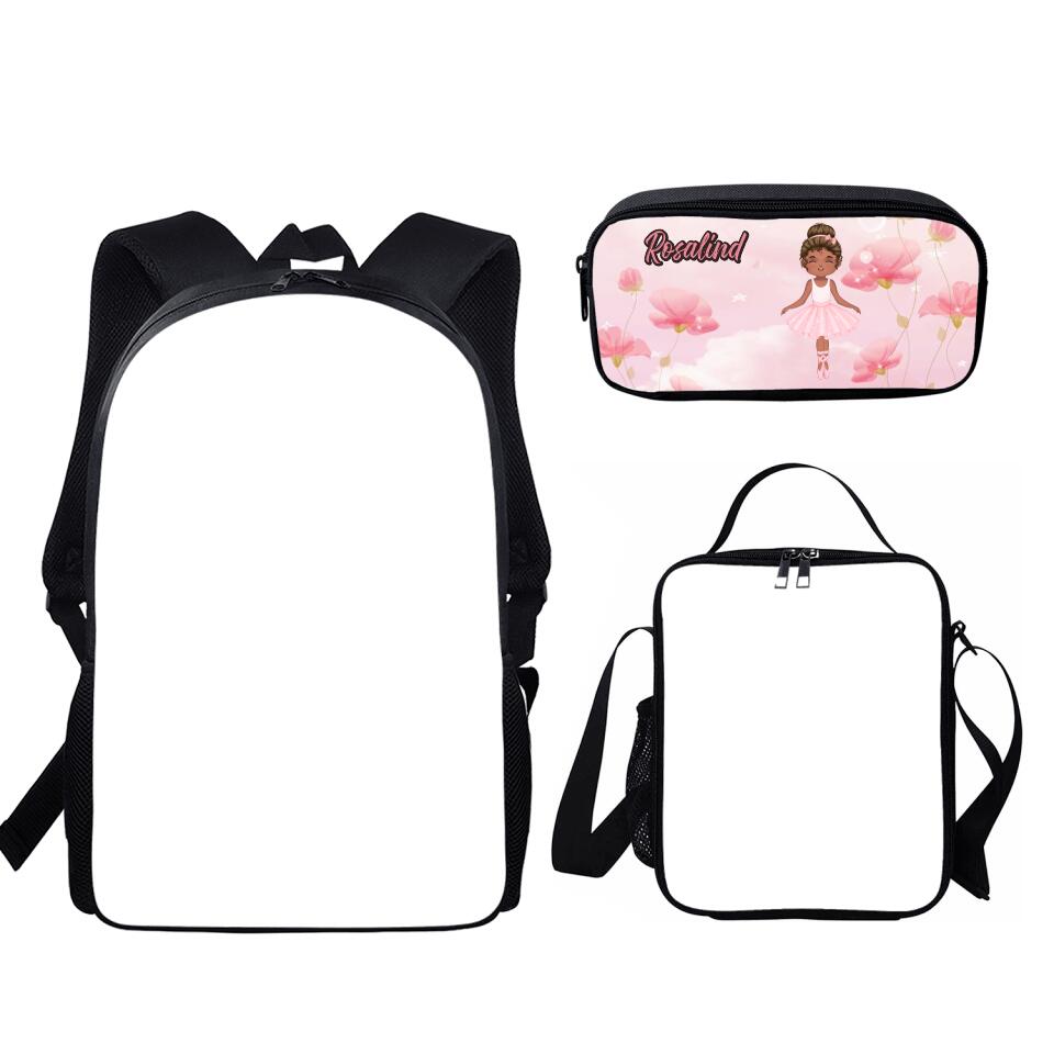 Personalized Ballet Bag Set - Back To School Gift Idea For Kids/Ballet Lovers