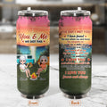 Personalized Couple Camping Soda Can Tumbler - Gift Idea For Couple/Camping Lover - I Love You Forever And Always