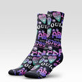 Ouija Socks Gothic Spooky Creepy Socks - Gift for Halloween, Gift for Friends and Family