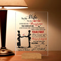 Personalized Couple Acrylic Plaque - Gift for 
Couple, Husband and Wife, Gift to Wife from Husband - To my wife my missing piece