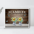 Personalized What We Love Most About Our Home Poster - Best Gift For Family Members - Family Where Life Begins And Love Never Ends