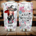 Custom Personalized Witch Tumbler - Halloween Gift Idea - Drink Up Witches
