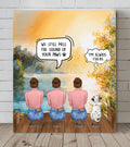 Custom Personalized Memorial Pet Canvas - Best Gift For Dog/Cat Lovers - We Still Miss The Sound Of Your Paws