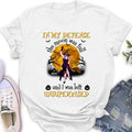 Custom Personalized Witch Moon Shirt/ Hoodie - Gift Idea For Halloween - In My Defense The Moon Was Full And I Was Left Unsupervised