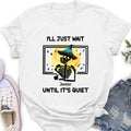 Personalized Halloween Teacher Shirt/Hoodie - Gift Idea For Halloween - I'll Just Wait Until It's Quiet
