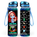 Personalized Nurse Water Tracker Bottle - Gift Idea For Nurse - You're Not Strong Enough To Withstand The Storm