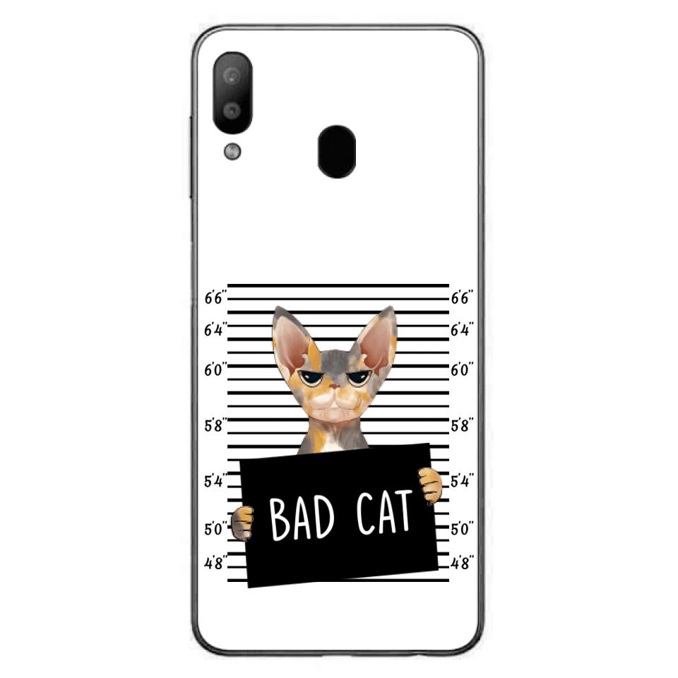 Personalized Bad Cat Phone Case - Up to 2 Cats - Gift Idea For Cat Lover - Yes, We're Aware Of How Obnoxious - Case For iPhone And Samsung
