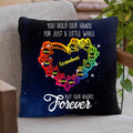 Personalized Grandma Pillow Cover - Up to 10 Kids - Grandma Whenever You Touch This Heart