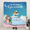 Personalized I Know Heaven Is A Beautiful Place Pillow Cover/Quilt/Fleece Blanket - Memorial Gift For Couple Who Love Dog/Cat - We Know Heaven Is A Beautiful Place