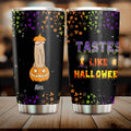 Personalized Funny Halloween Tumbler - Gift Idea For Halloween/Friends - Tastes Like Halloween