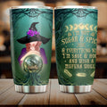 Personalized Witch Tumbler - Gift Idea For Halloween/Friends - I'm Sage & Hood And Wish A Mufuka Would