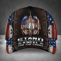Personalized U.S Veteran Baseball Cap - Gift Idea For Father/Veteran/Independence Day - Stand For The Flag Kneel For The Cross