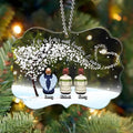 Personalized Brothers & Sisters Rectangle Acrylic Ornament - Gift Idea For Siblings/Family - Up to 5 People - Life Is Better With Brothers & Sisters