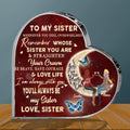 Personalized To My Sister Acrylic Plaque - Birthday Gift Idea For Sisters/Besties - You'll Always Be My Sister