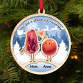 Personalized Grape Job Raisin Me Ornament - Gift Idea To Mother/Father - You Did A Grape Job Raisin Me