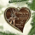 Personalized Hunting Wooden Ornament - Gift Idea For Couple/Hunting Lover - This Is Us A Little Bit Of Crazy, A Little Bit Of Loud & A Whole Lot Of Love