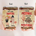 Personalized Halloween Wine Tumbler - Gift Idea For Halloween/ Friends - Finding Friends With The Same Mental Disorder As You