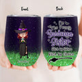 Personalized Witch Wine Tumbler - Gift Idea For Halloween - I'm The Fourth Sanderson Sister