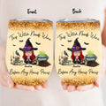 Personalized Witch Wine Tumbler - Halloween Gift Idea - This Witch Needs Coffee Before Any Hocus Pocus