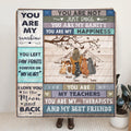 Personalized Pet Mom/Dad Quilt/Fleece Throw Blanket - Gift Idea For Dog/Cat Lovers - Up to 5 Dogs/Cats - You Are Not Just Dogs