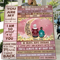 Personalized To My Granddaughter Quilt/Fleece Throw Blanket - Gift Idea For Granddaughter - You Are My Sunshine