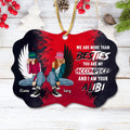 Personalized Besties Rectangle Wooden  Ornament - Christmas Gift Idea For Besties/Sisters - We Are More Than Besties You Are My Accomplice And I Am Your Alibi