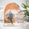 Personalized Old Couple Acrylic Plaque - Valentine's Day Gift Idea For Couple - When We Get To The End Of Our Lives Together