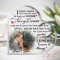 Personalized Valentines Acrylic Plaque - Upload Couple Photo - Anniversary/Valentines Gift Idea For Couple - I Love You Forever & Always