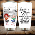 Personalized Drink Mom & Daughter Tumbler - Mother's Day Gift Idea For Mom - Dear Mom Of All The Vaginas In The World