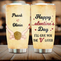 Personalized Couple Tumbler - Funny Valentine's Day Gift Idea For Him - Happy Valentine's Day