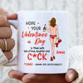 Custom Personalized Valentine Girl Mug - Gift Idea For Valentine's Day/Birthday - Hope Your Valentine's Day Is Filled With Lots Of Love, Laughter